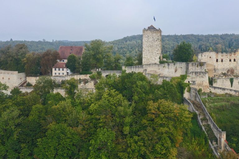 Blick auf die Burg Pappenheim